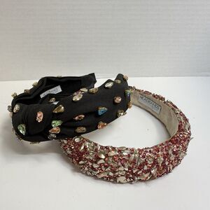 Headbands Of Hope Top Knot 2 Piece Bundle Bling Headbands
